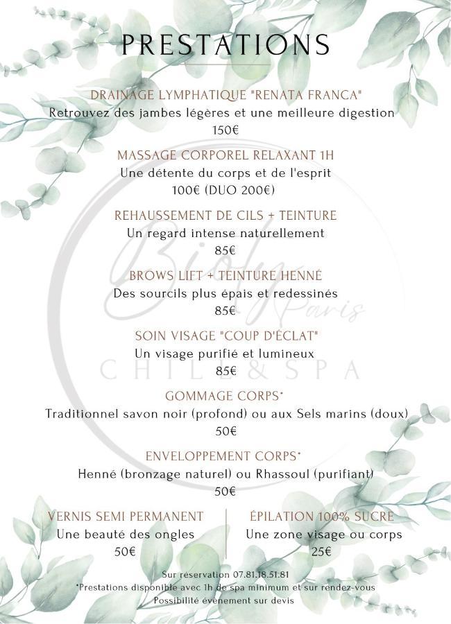 Bioty Chill & Spa Le Blanc-Mesnil Eksteriør billede