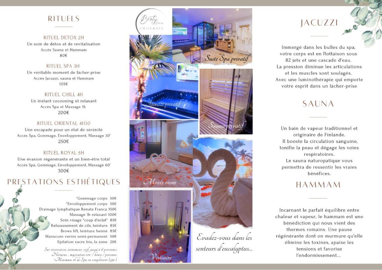 Bioty Chill & Spa Le Blanc-Mesnil Eksteriør billede